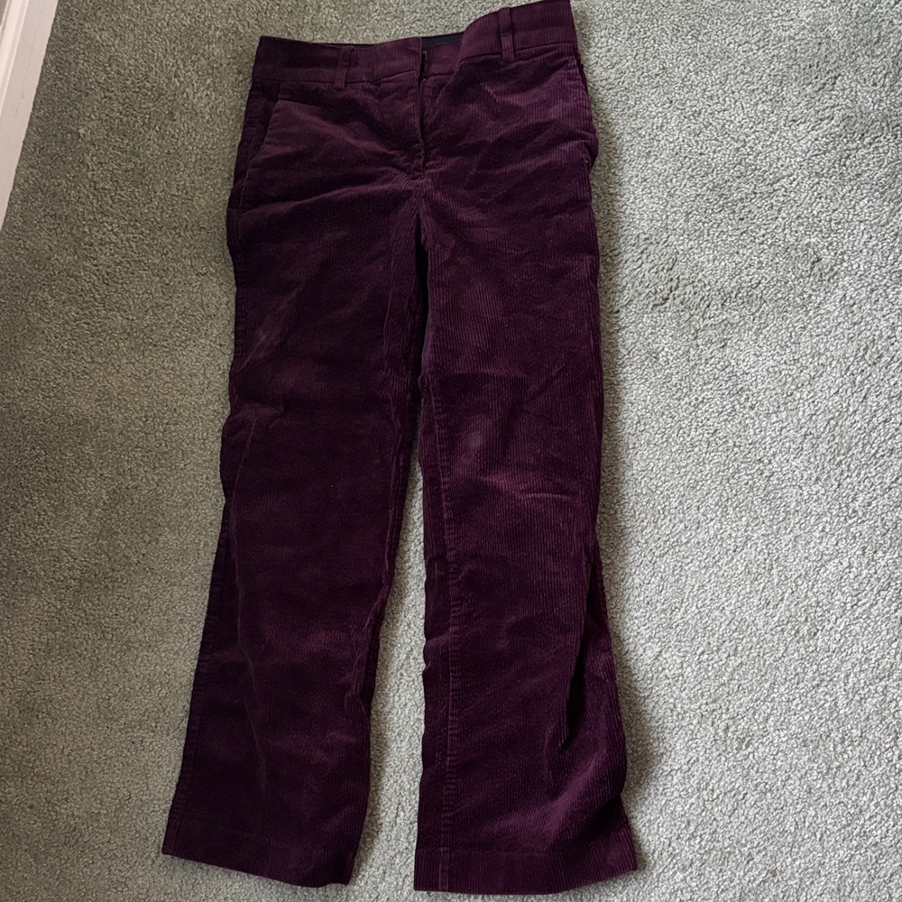Ann Taylor Purple Corduroy Pants